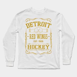 Vintage Red Wings Hockey Long Sleeve T-Shirt